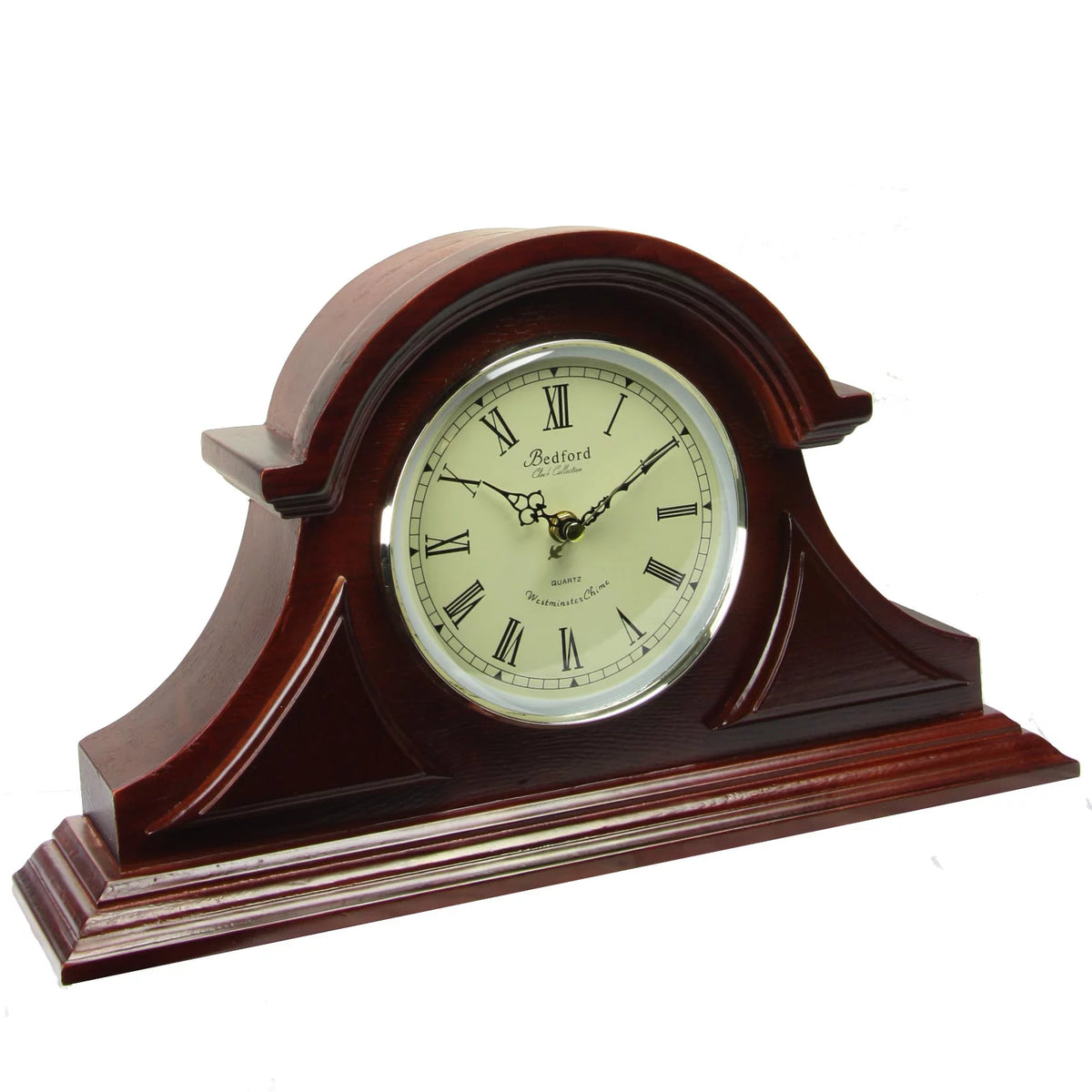 Redwood Mantel Clock with Chimes P34447