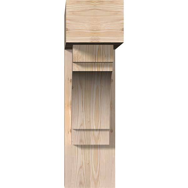 Douglas Fir Smooth Bracket with Offset Brace K82880