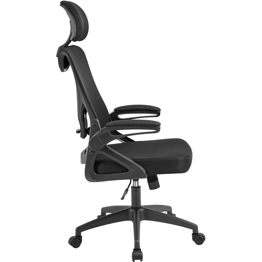 Set of 2 Black High Back Office Chair Q97125