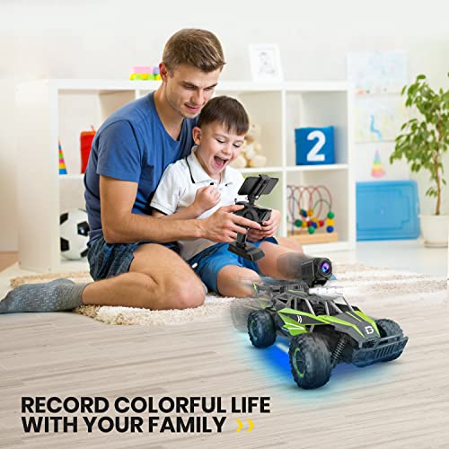 1:16 Scale Remote Control Car with 1080P HD Camera and LED Lights Q195052