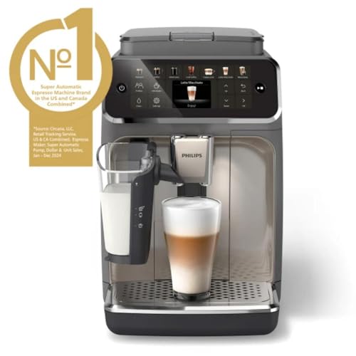 Fully Automatic Espresso Machine, Black Chrome B166