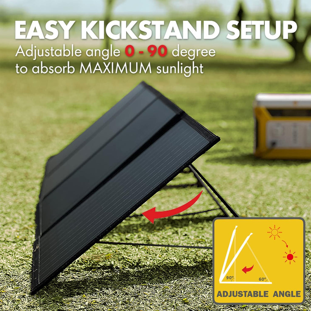 100W Foldable Waterproof Solar Panel Charger C940