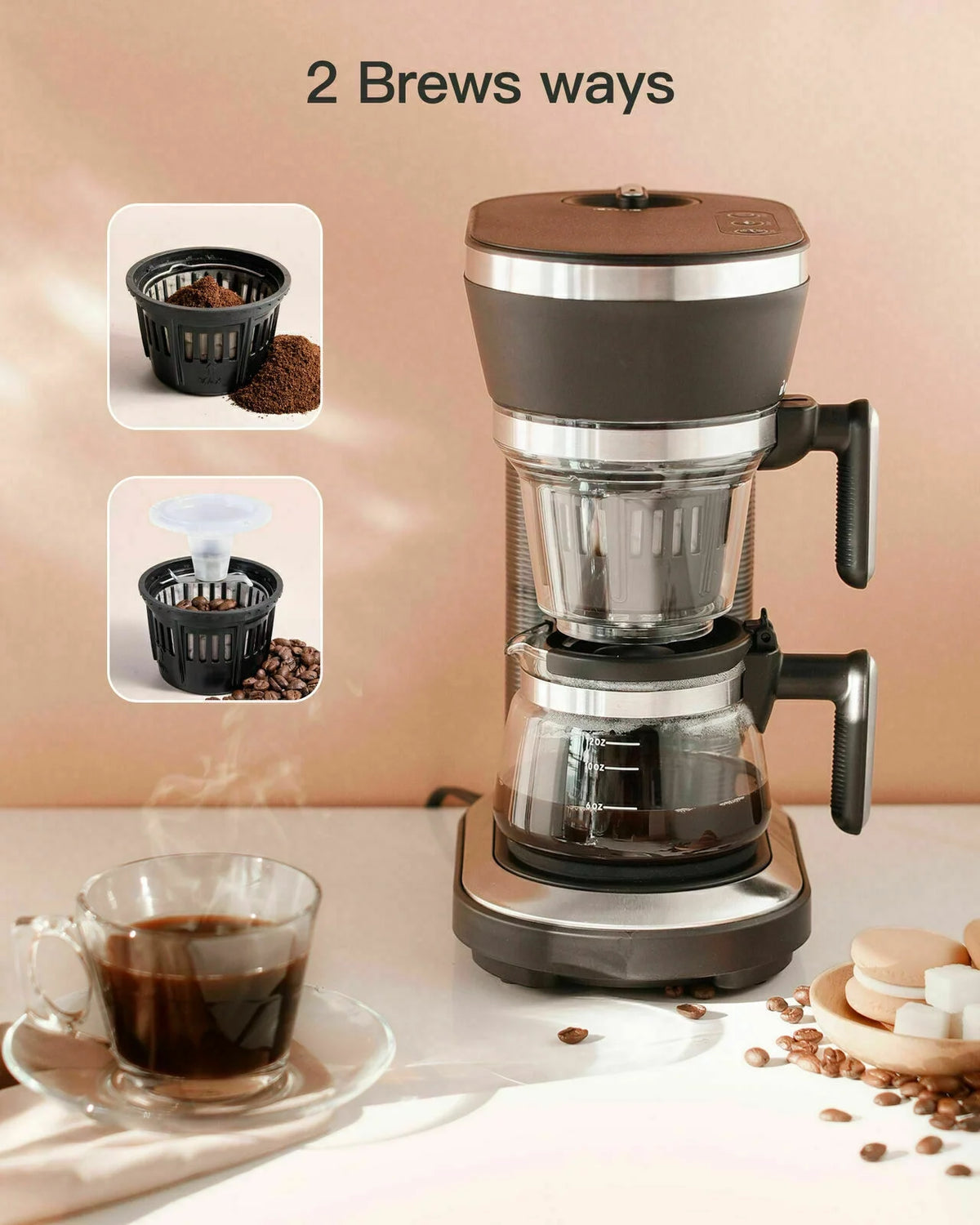 Automatic Coffee Maker & Grinder Single Cup Y46878