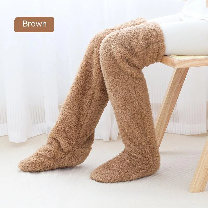 High Fuzzy Long Socks E735
