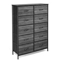 Wide 5 Drawer Dresser with Wood Top K503846