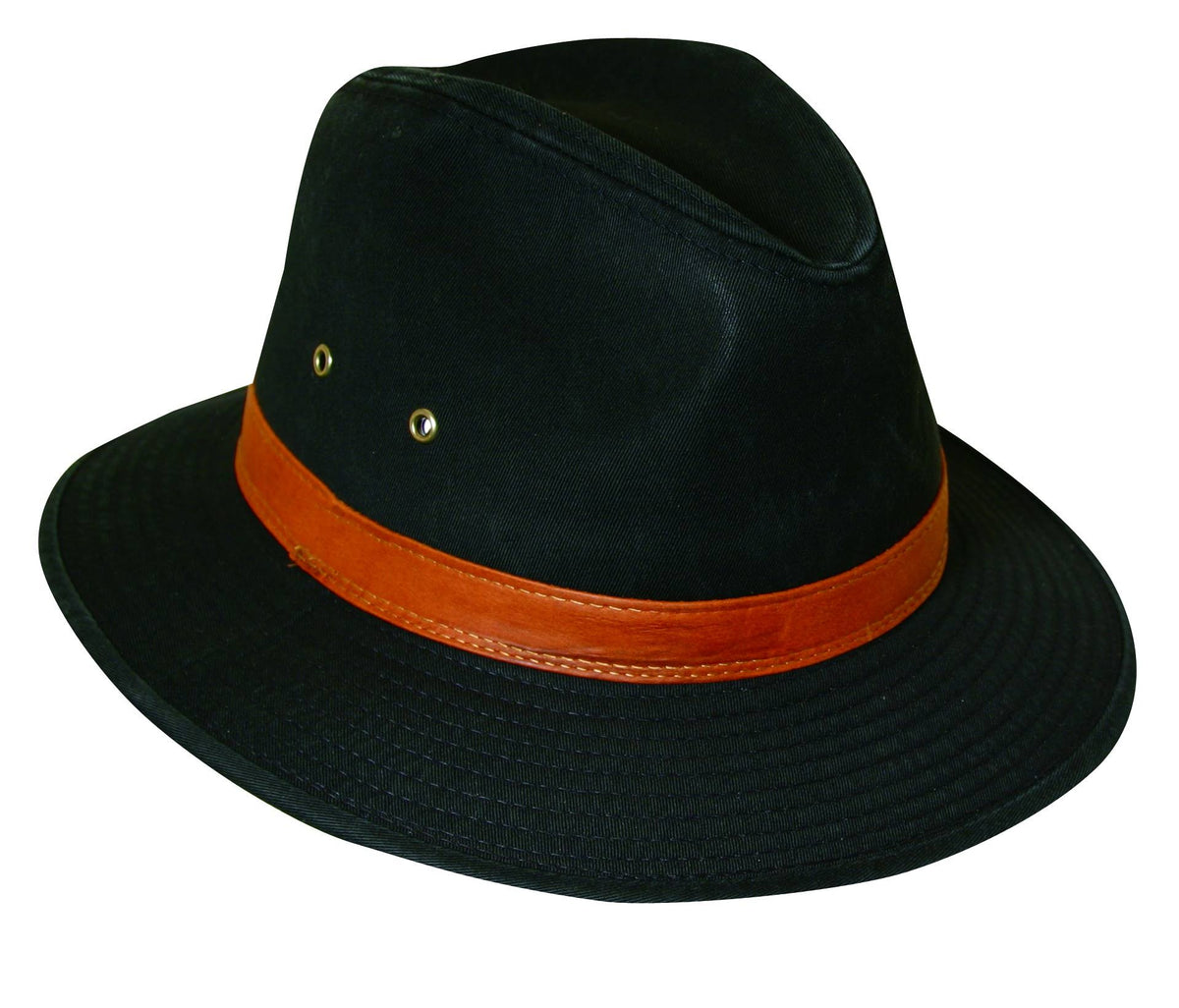 Black Twill Safari Hat Q141