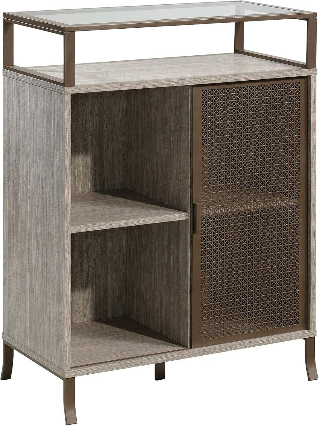 Storage Cabinet, Champagne Oak Finish W531
