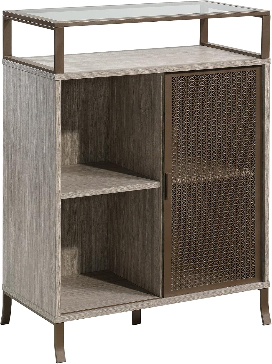 Storage Cabinet, Champagne Oak Finish W531