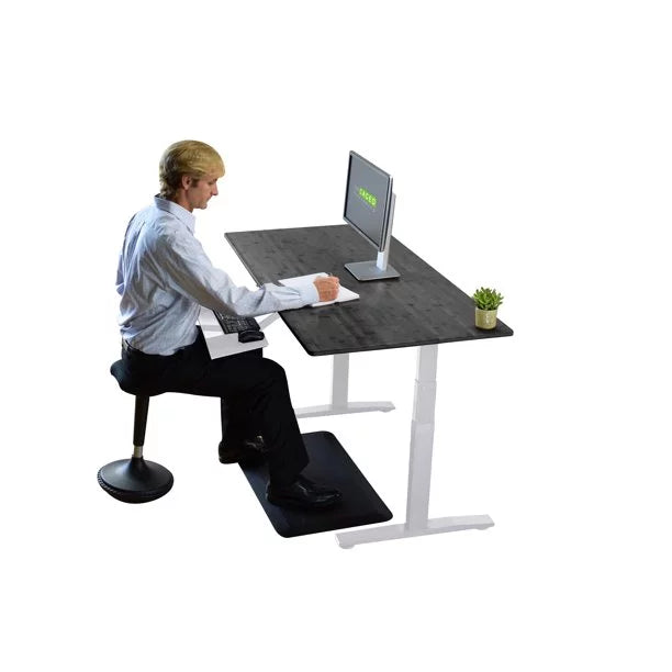 Black 48x30" Adjustable Height Electric Standing Desk H609
