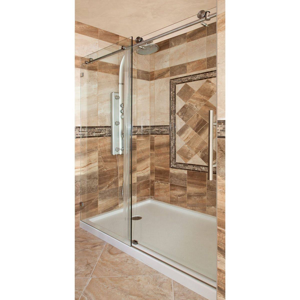 Frameless Sliding Shower Door Chrome S78361