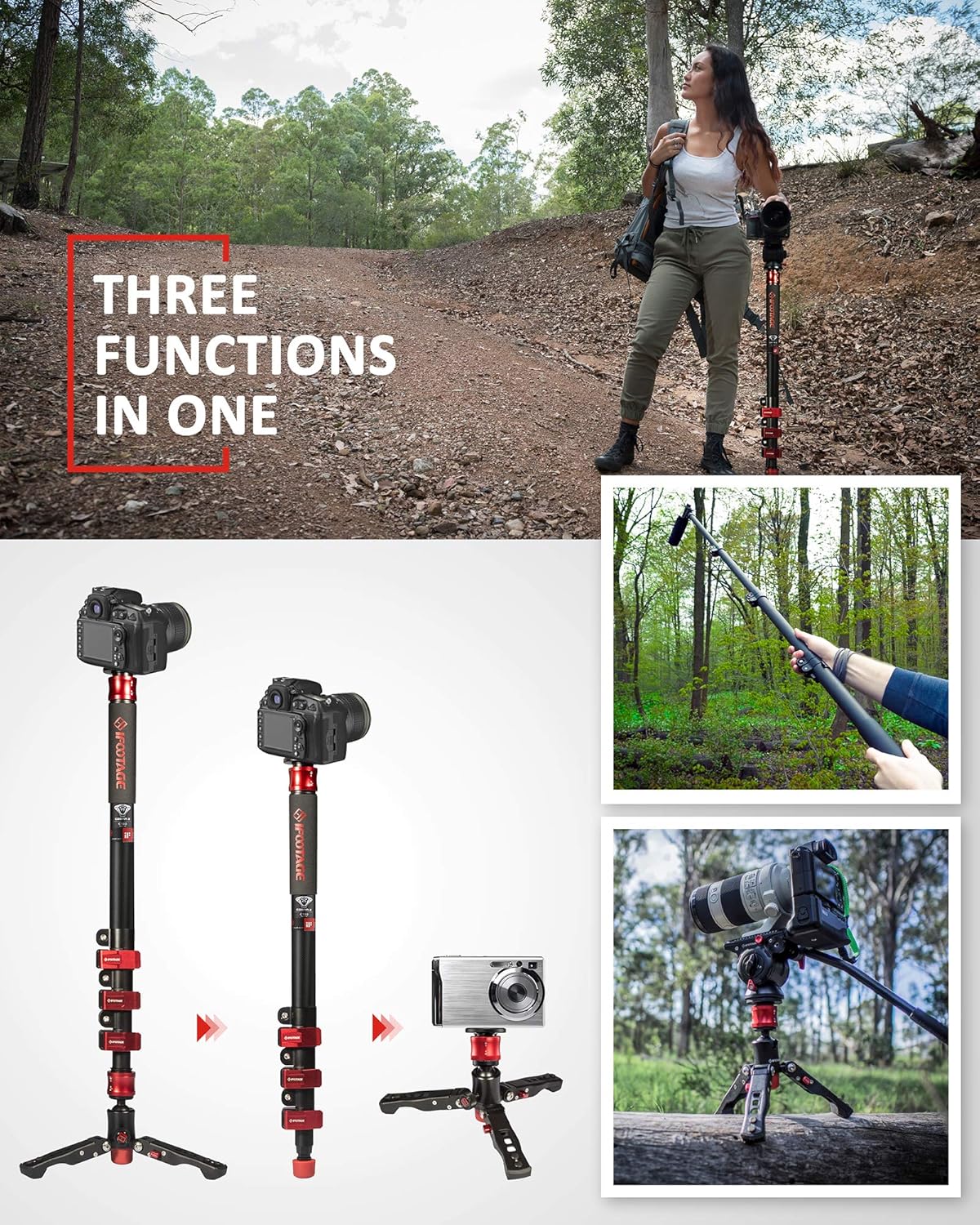 Carbon Fiber Camera Monopod F154691