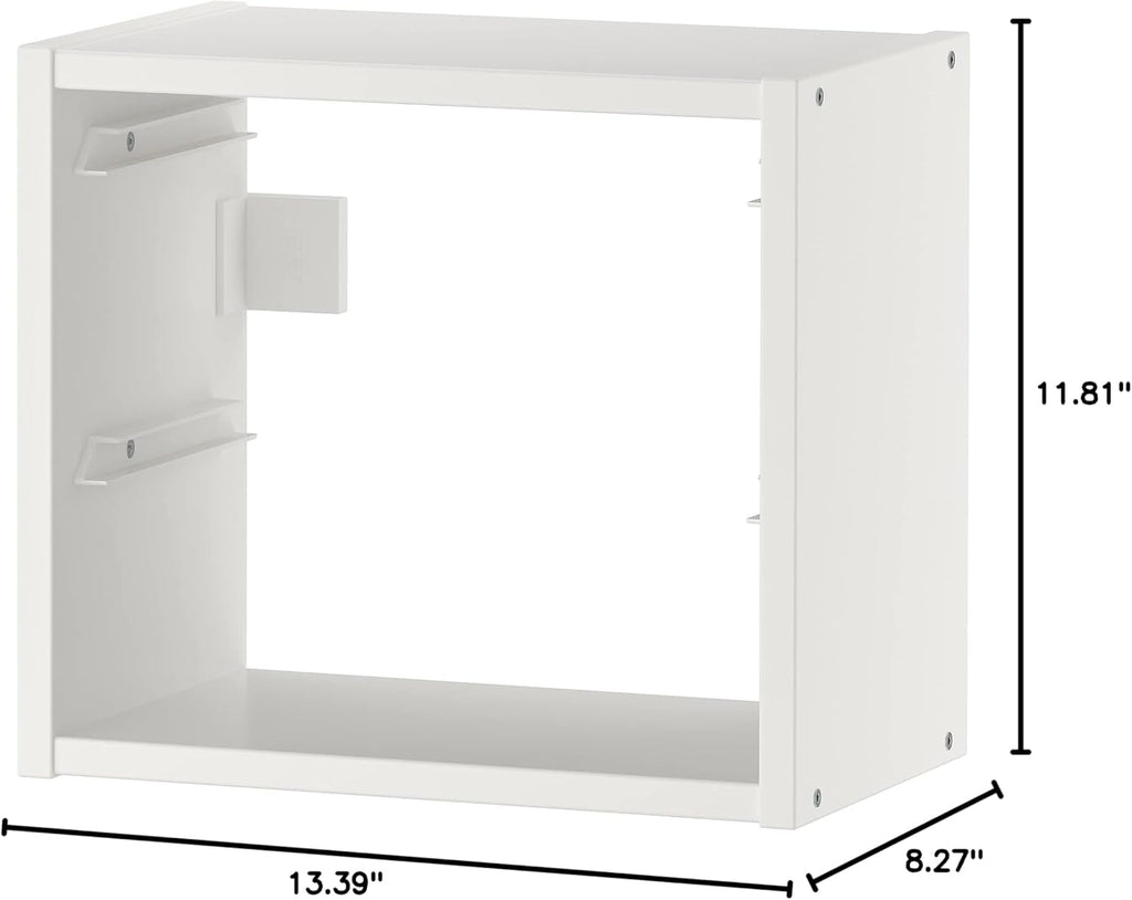 White wall storage, 34x21x30 cm F443960