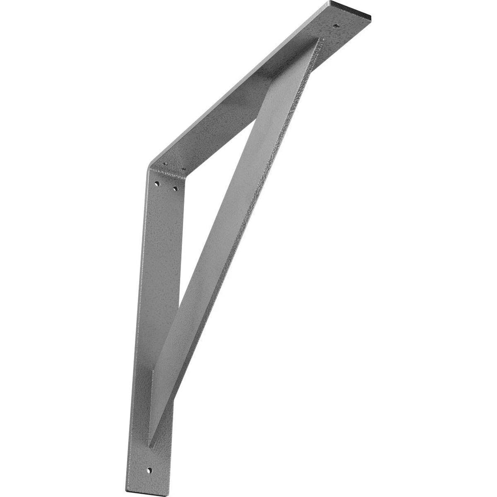 Steel Hammered Gray Bracket F65266