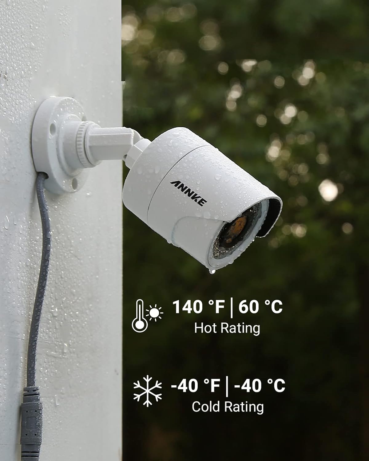 5MP Wired Security Camera System, 8CH DVR with 1 TB Hard Drive and 4 1080p Weatherproof Bullet Cameras U7925