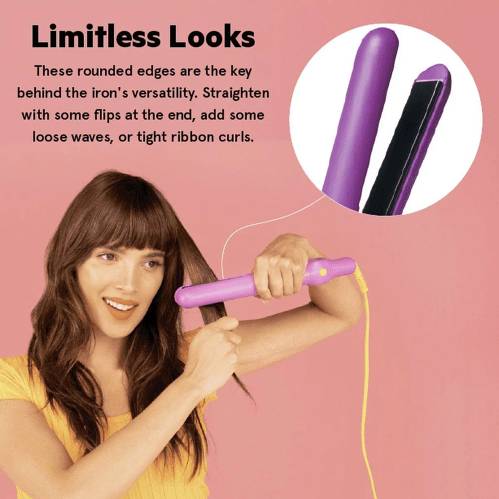 1" Ceramic Tourmaline Flat Iron Hair Straightener X41674