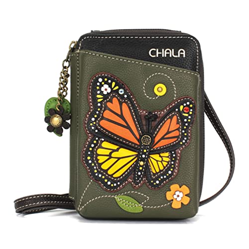 Faux Leather Multicolor Crossbody Cell Phone Purse N3147