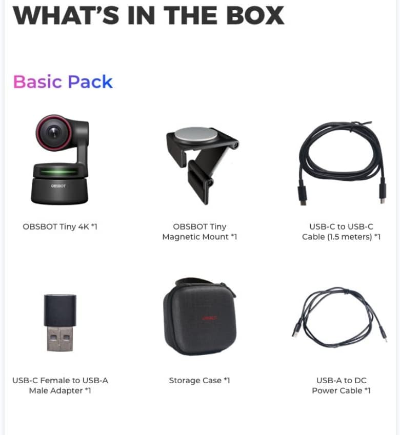 4K PTZ Webcam with 4X Zoom Y391330