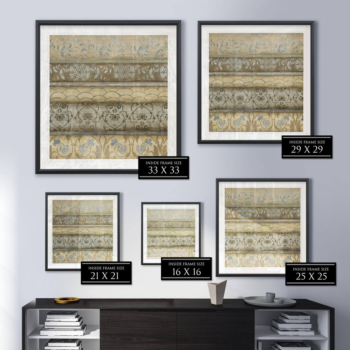 Framed Giclee Print 22X22 M9376