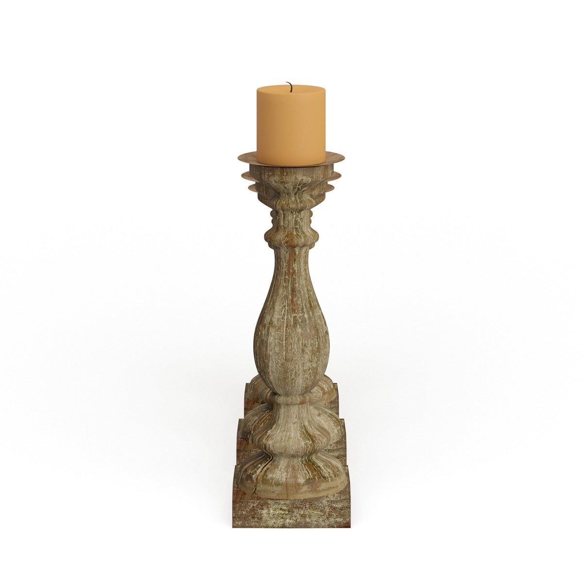 Brown Fir Candle Holder (Set of 3) B3825