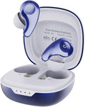Blue Mini Wireless Earbuds with 4-Mic Environmental Noise Cancellation Waterproof Bluetooth Headphone Pack of 2 V33431