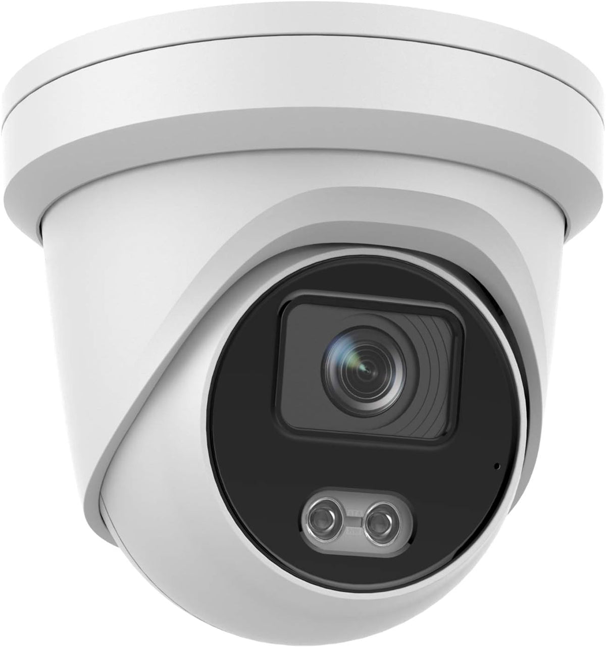 4MP PoE Outdoor Turret IP Camera with Night Vision, Waterproof, Micro SD Storage M358722