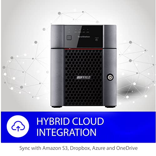 4-Bay Desktop NAS 8TB (4x2TB) with HDD Hard Drives Included 2.5GBE C1165