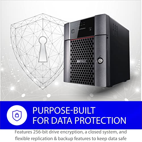 4-Bay Desktop NAS 8TB (4x2TB) with HDD Hard Drives Included 2.5GBE C1165
