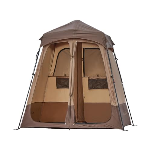 Oversized Portable Outdoor Shower Tent with Floor Y177