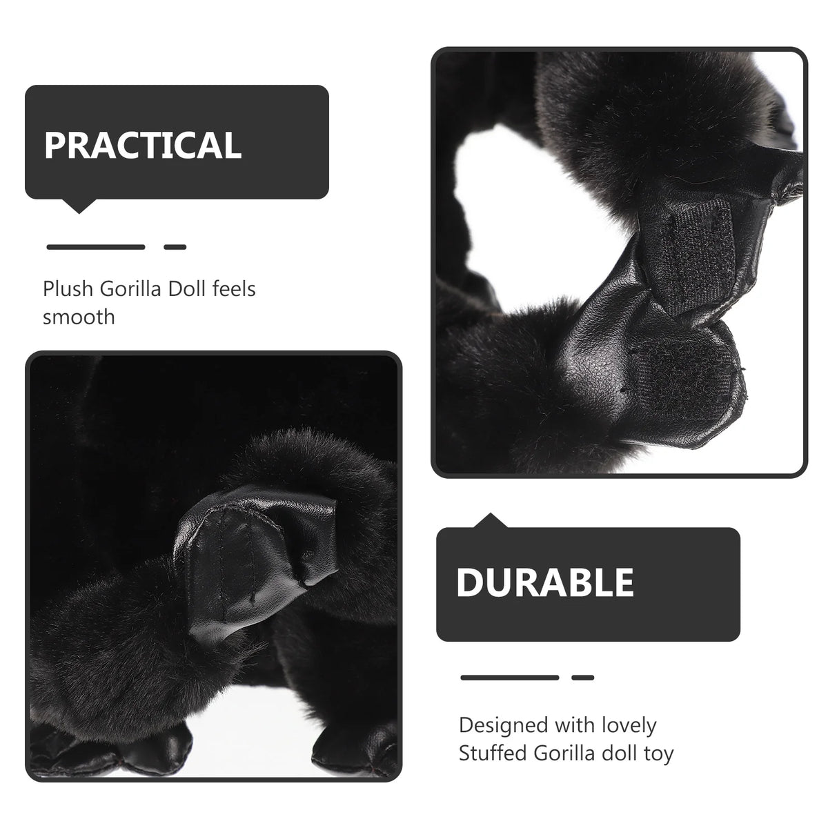 Large Plush Gorilla Toy X204983