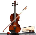 1/4 Acoustic Wood Violin with Carrying Case H675