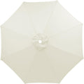 9.8ft Patio Umbrella Replacement Top Cover with 8 Ribs (White) N8420