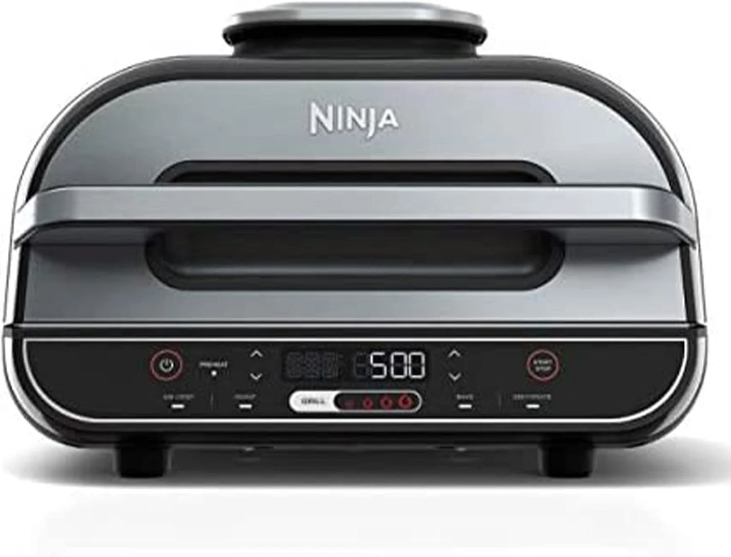 Open Box Ninja Foodi Smart XL 5-in-1 Indoor Grill with 4-Quart Air Fryer - Black V176