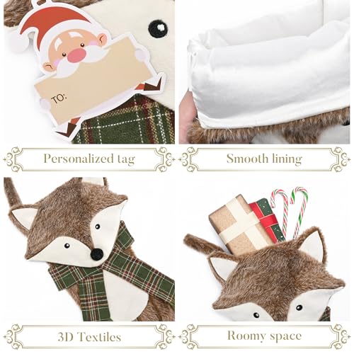 21 Inch Fabric Christmas Stockings H561354