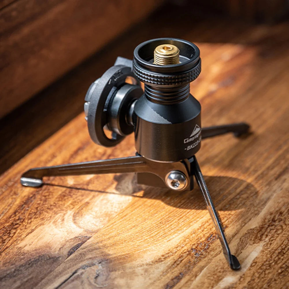 Folding Aluminum Alloy Gas Stove Adapter Tripod G57365