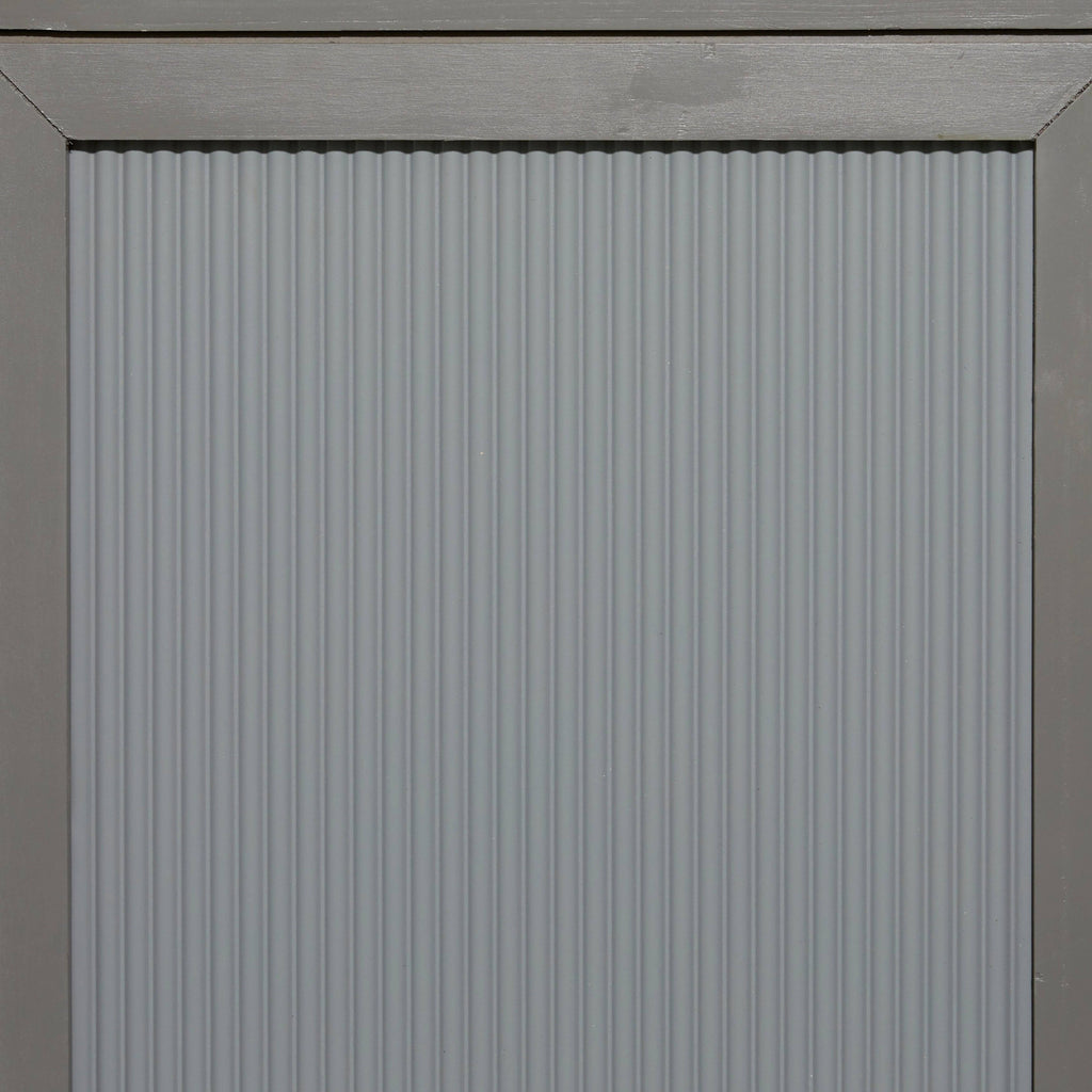Grey Wood Cabinet O469031