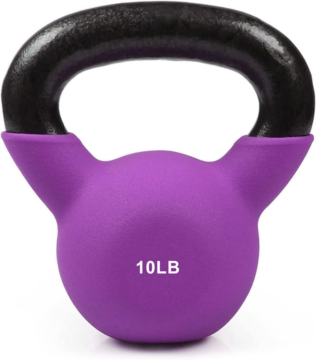 Neoprene Coated Solid Cast Iron Kettlebell 20 25 30 35 40 45 50 LB, Pack of 2 O75196