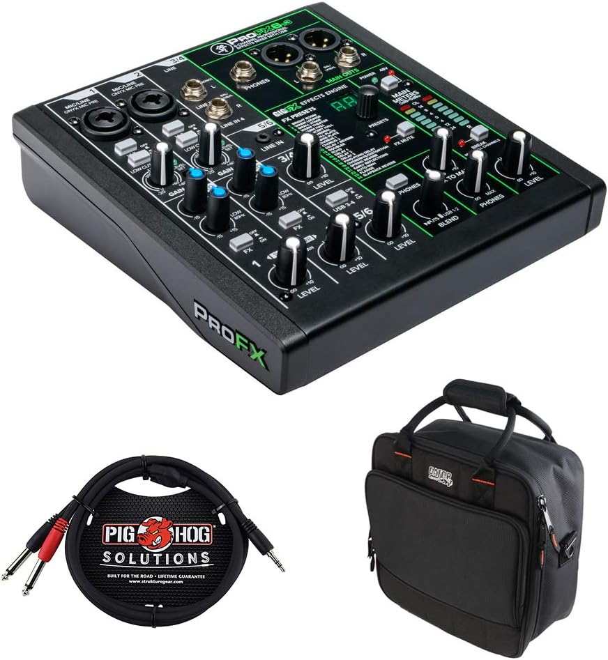 6-Channel Mixer with Built-In FX and Bag F284