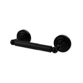 Matte Black 2 Post Toilet Tissue Holder Y54636