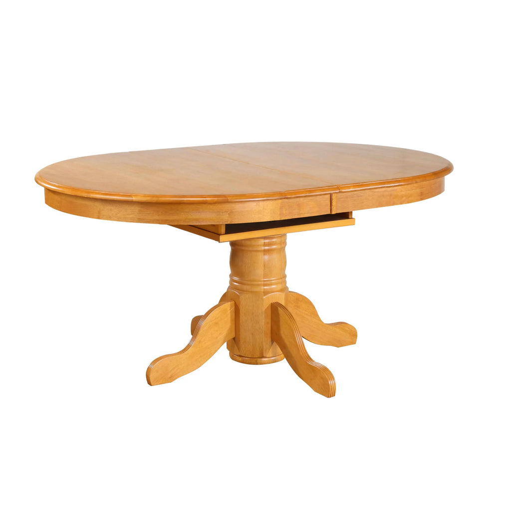 Oak Extendable Wood Dining Table W401