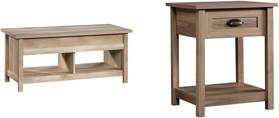 Lift-top Table, Coffee Oak finish O233977