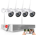 8 Channel 2TB NVR Security Camera System with 4PCS IP WiFi Cameras O381