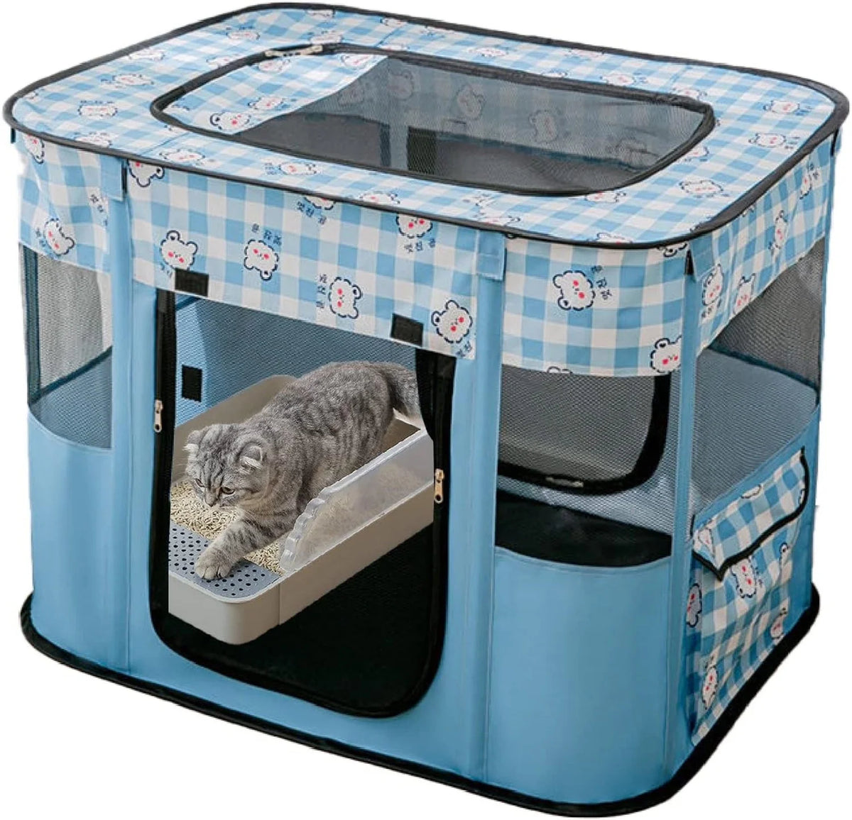 Portable Cat Cage Kennel B31508