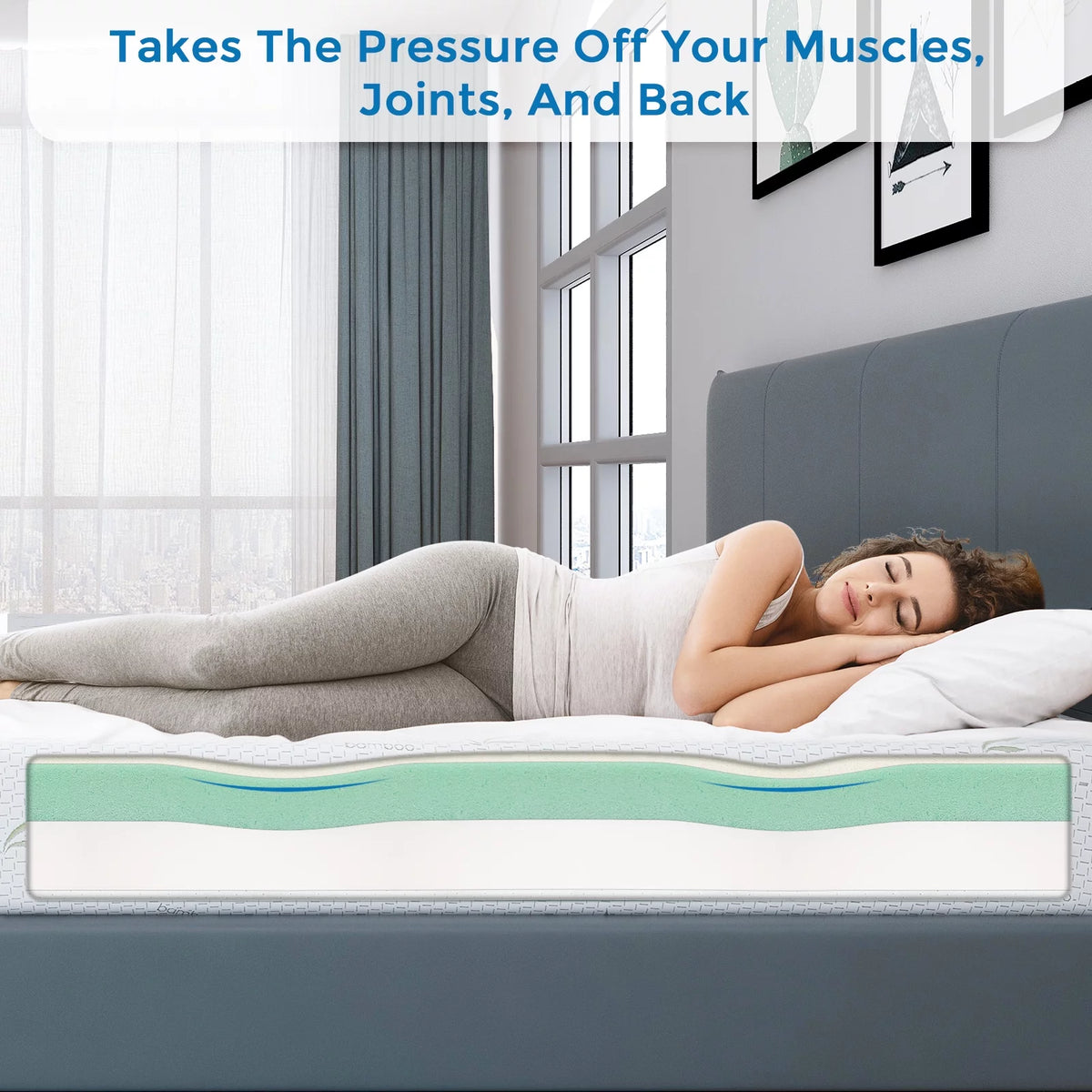 8 inch Memory Foam Mattress J751