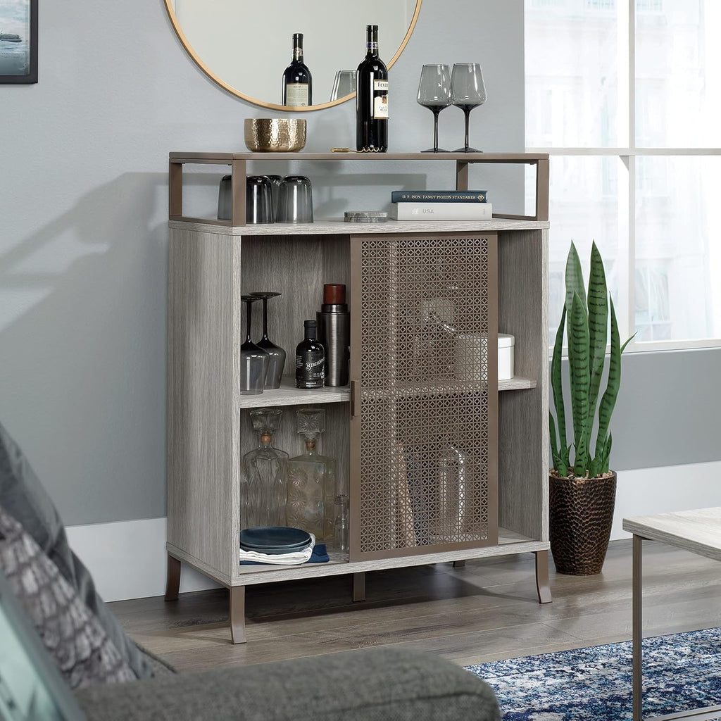 Storage Cabinet, Champagne Oak Finish W531