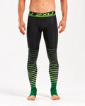 Black Green XL Compression Tights I506449