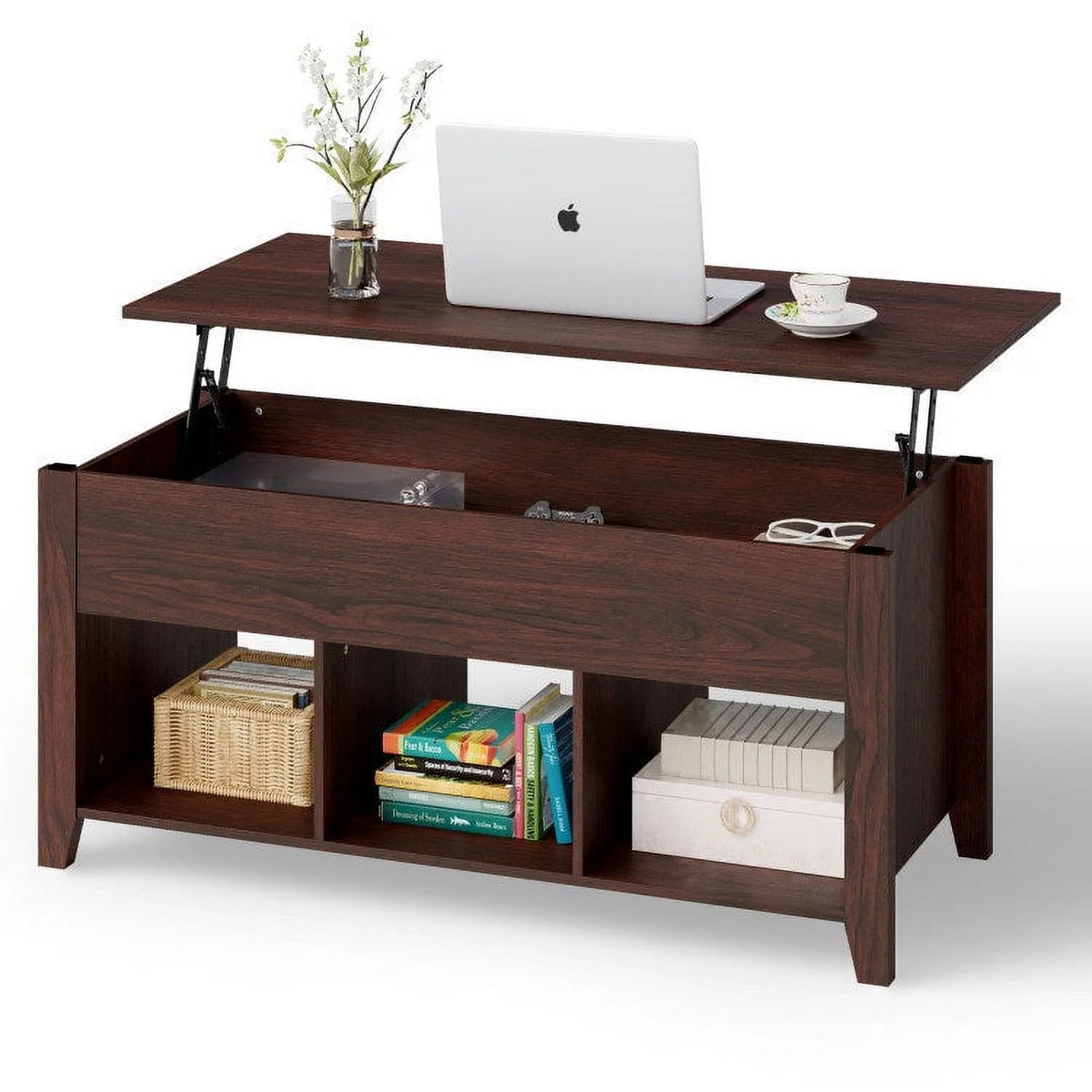 Lift Top Coffee Table with Storage T532