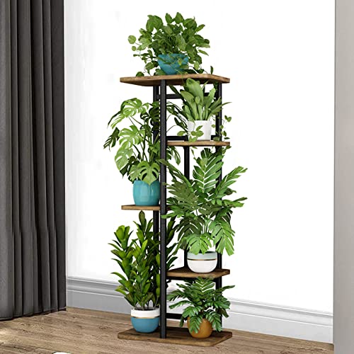 Black 5 Tier Plant Stand C230210