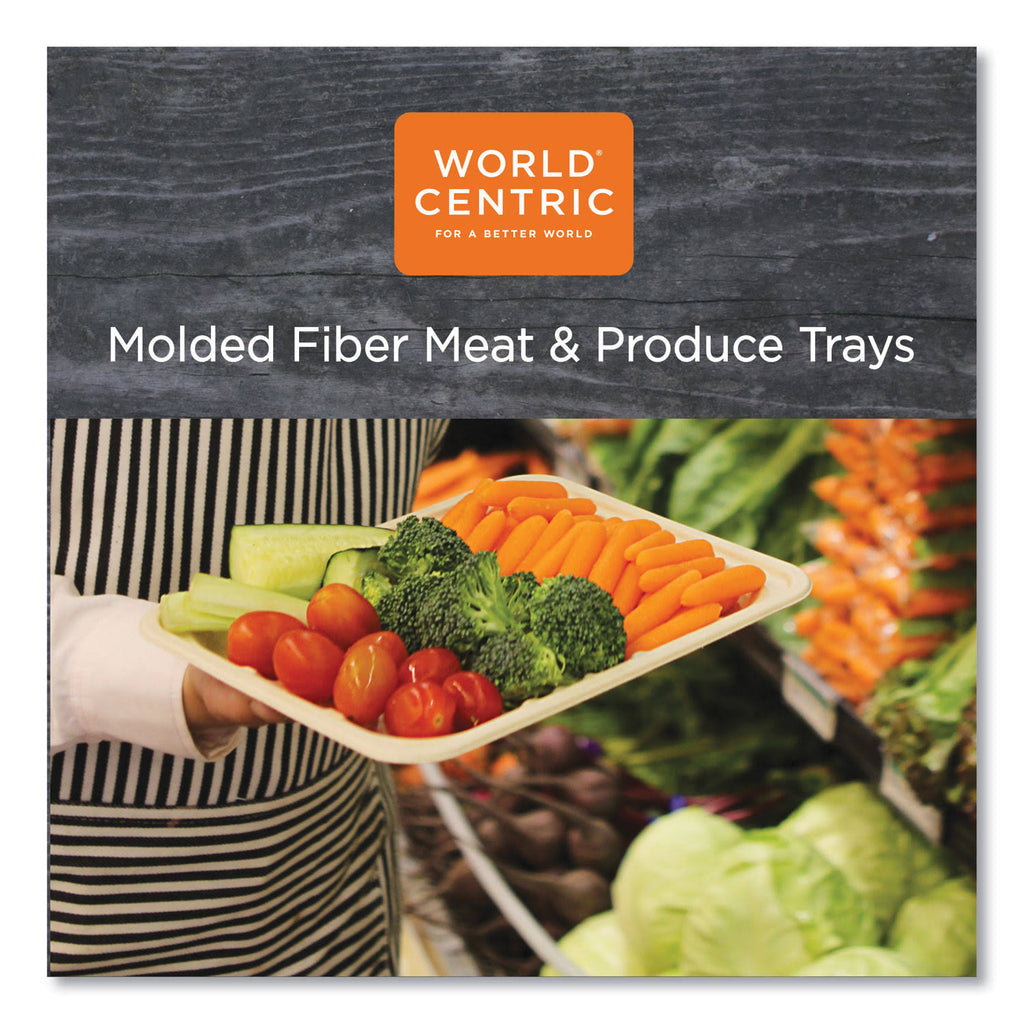 Fiber Trays, Pla Lined, Natural, 500/Carton N48993