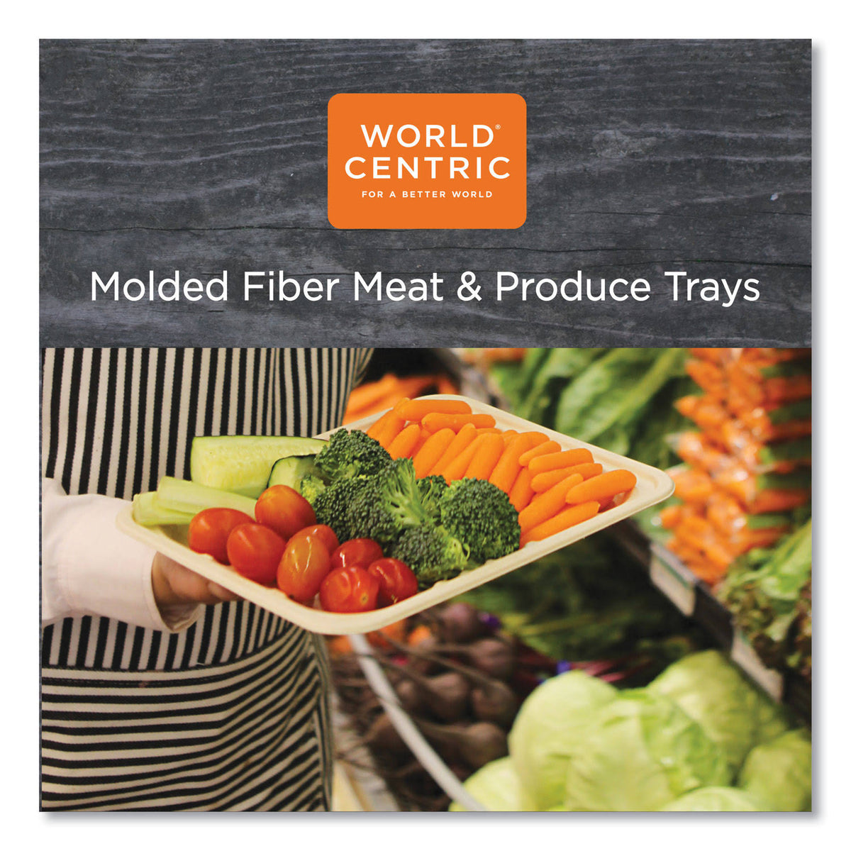 Fiber Trays, Pla Lined, Natural, 500/Carton N48993