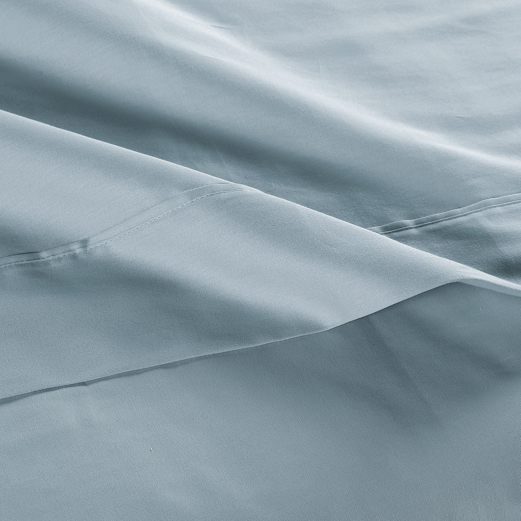 Cotton Sheet Set Queen Blue/Gray V62330